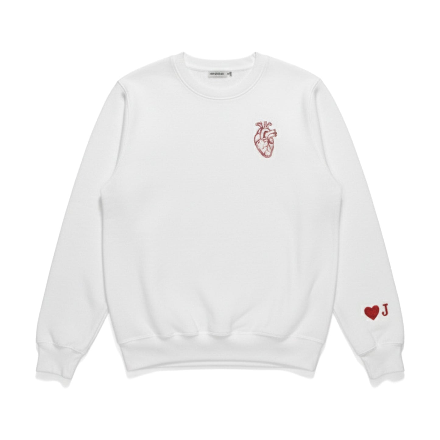 Anatomical Heart Hoodie with Customizable Cuff - Honey Bun