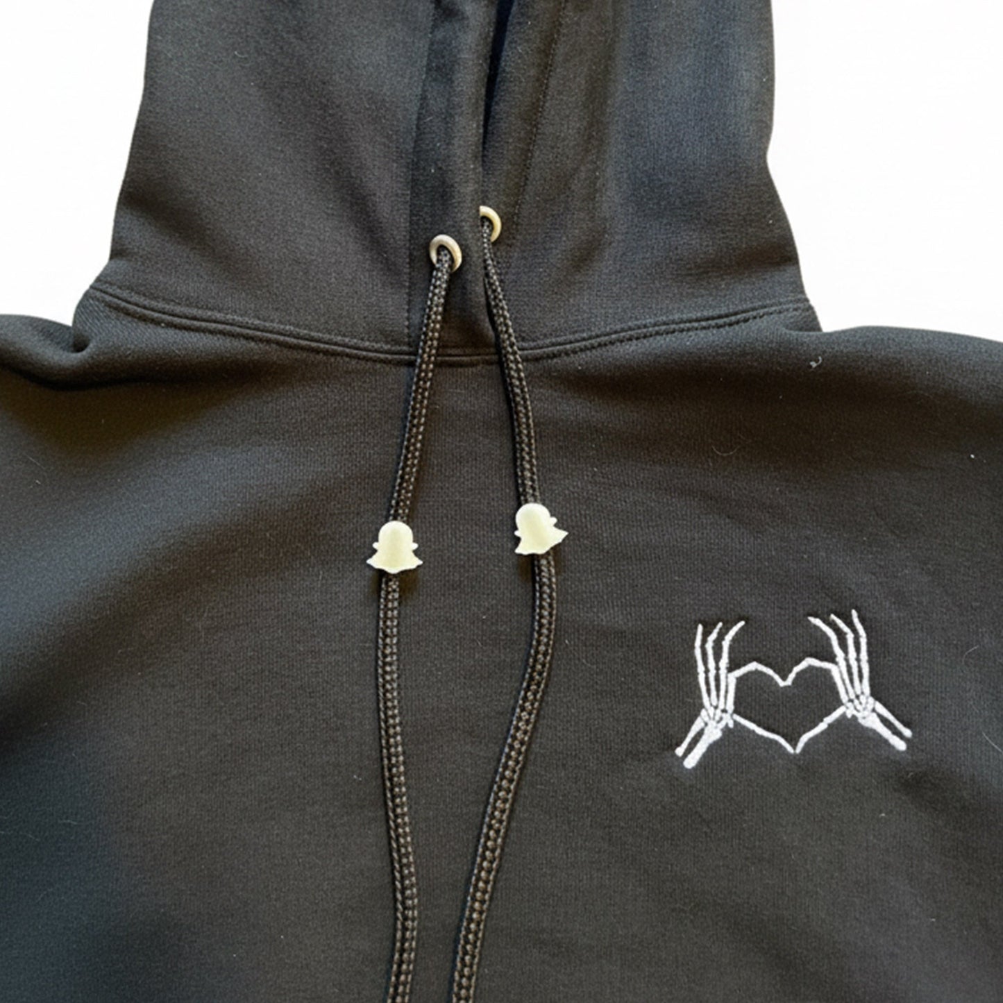 Ghost Hoodie String Charms – Cute Glow - in - the - Dark Ghost Lace Ends for Hoodies & Sweatshirts - Honey Bun