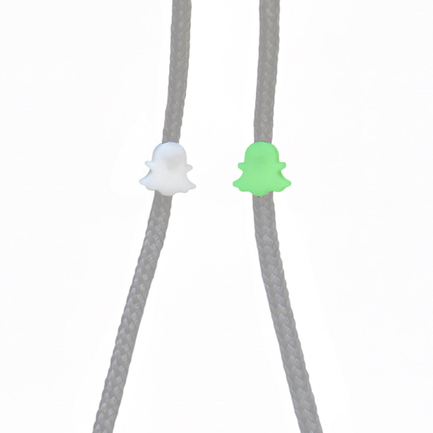 Ghost Hoodie String Charms – Cute Glow - in - the - Dark Ghost Lace Ends for Hoodies & Sweatshirts - Honey Bun
