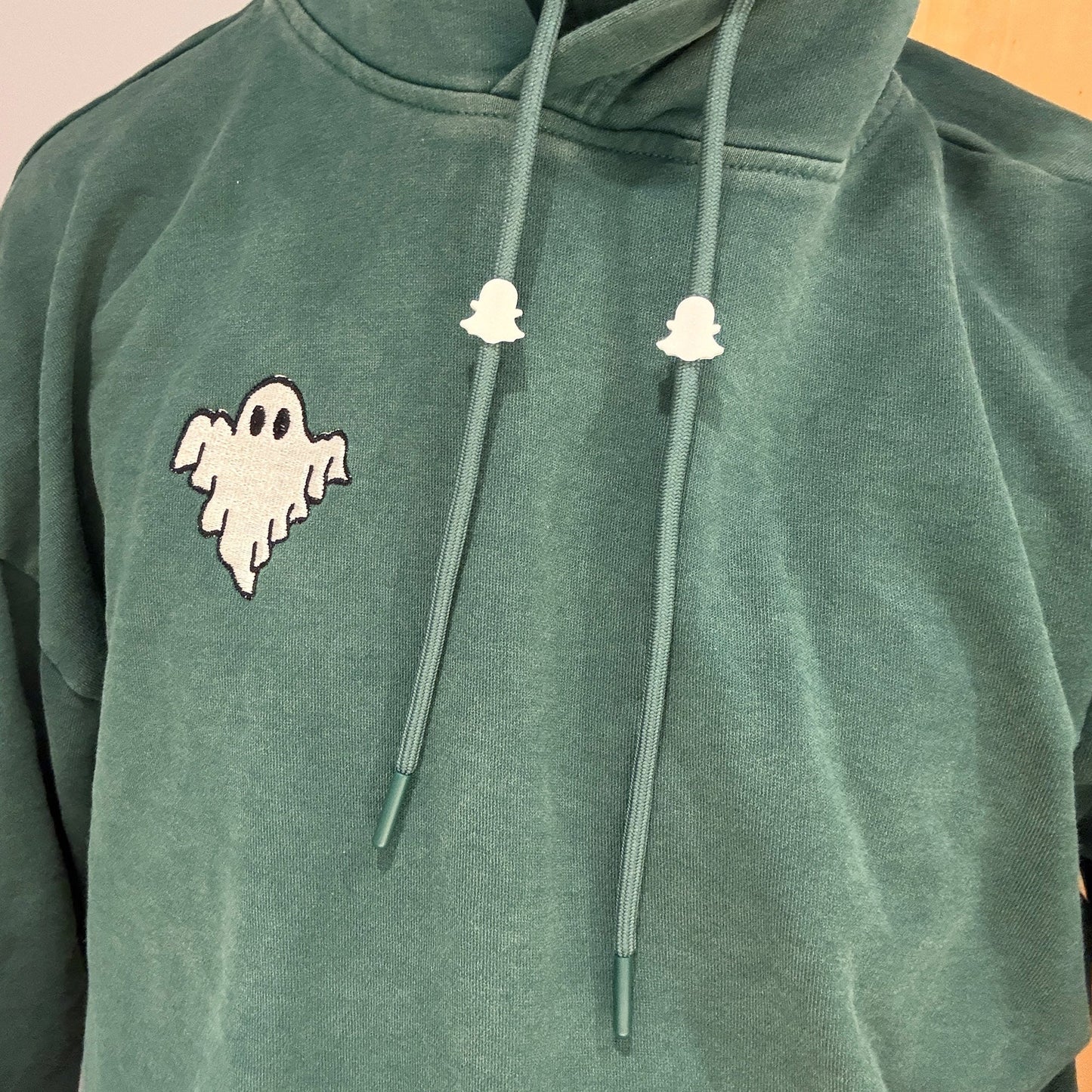 Ghost Hoodie String Charms – Cute Glow - in - the - Dark Ghost Lace Ends for Hoodies & Sweatshirts - Honey Bun
