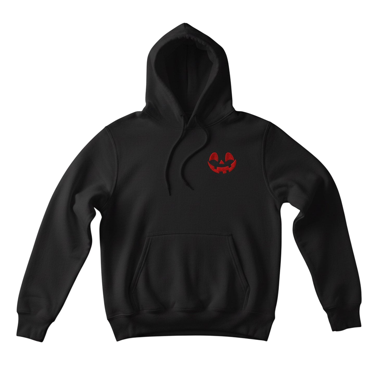 Pumpkin Smile Hoodie or Crewneck – Custom Cuff Personalized Halloween Sweatshirt - Honey Bun