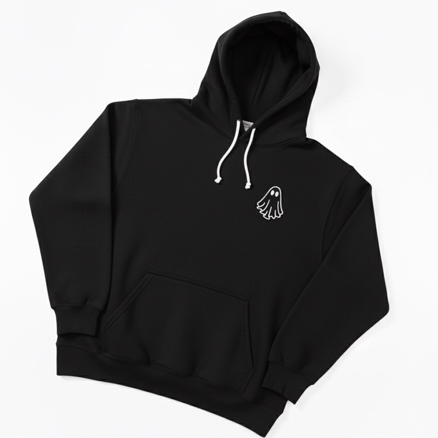 Spooky Ghost Hoodie – Cozy Pullover for Couples & Halloween Vibes - Honey Bun