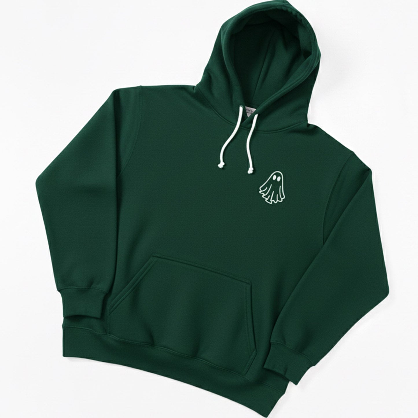 Spooky Ghost Hoodie – Cozy Pullover for Couples & Halloween Vibes - Honey Bun