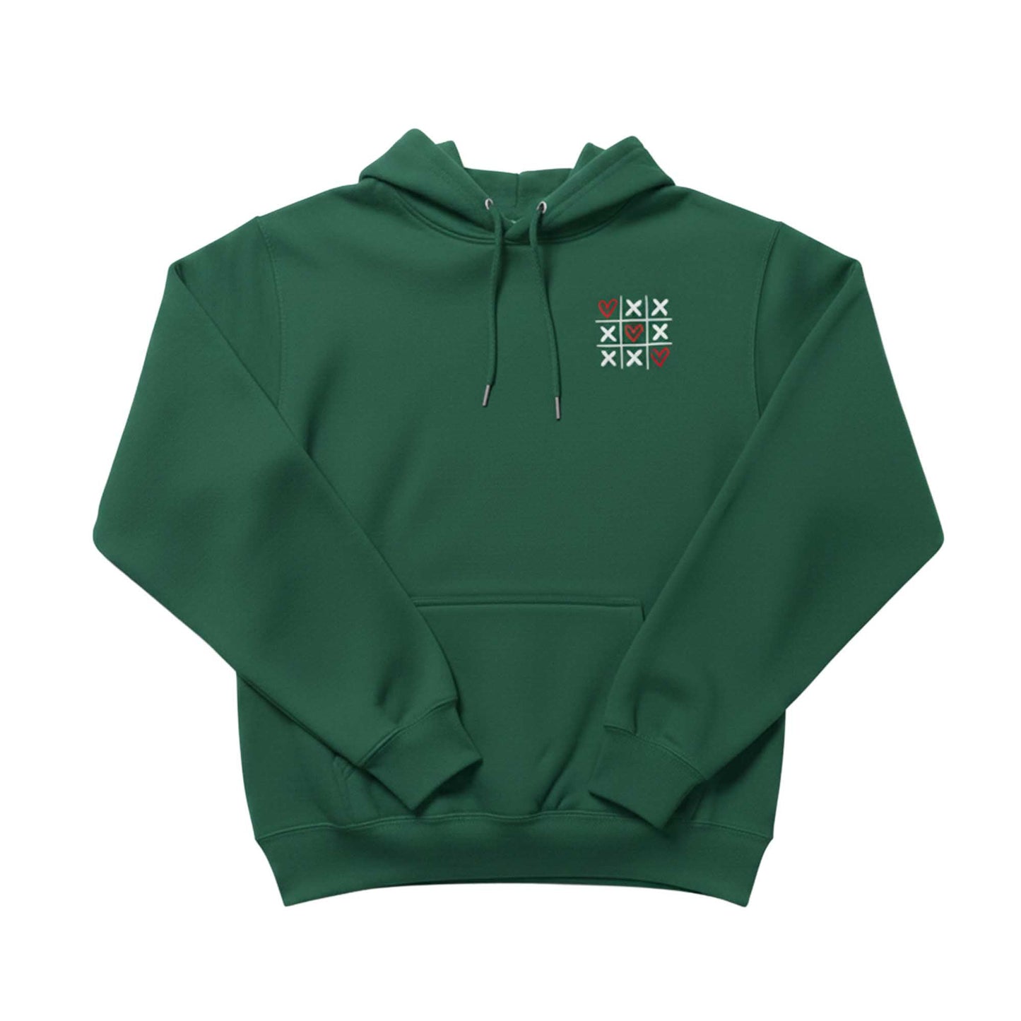 Tic - Tac - Toe Love Hoodie with Customizable Cuff - Honey Bun
