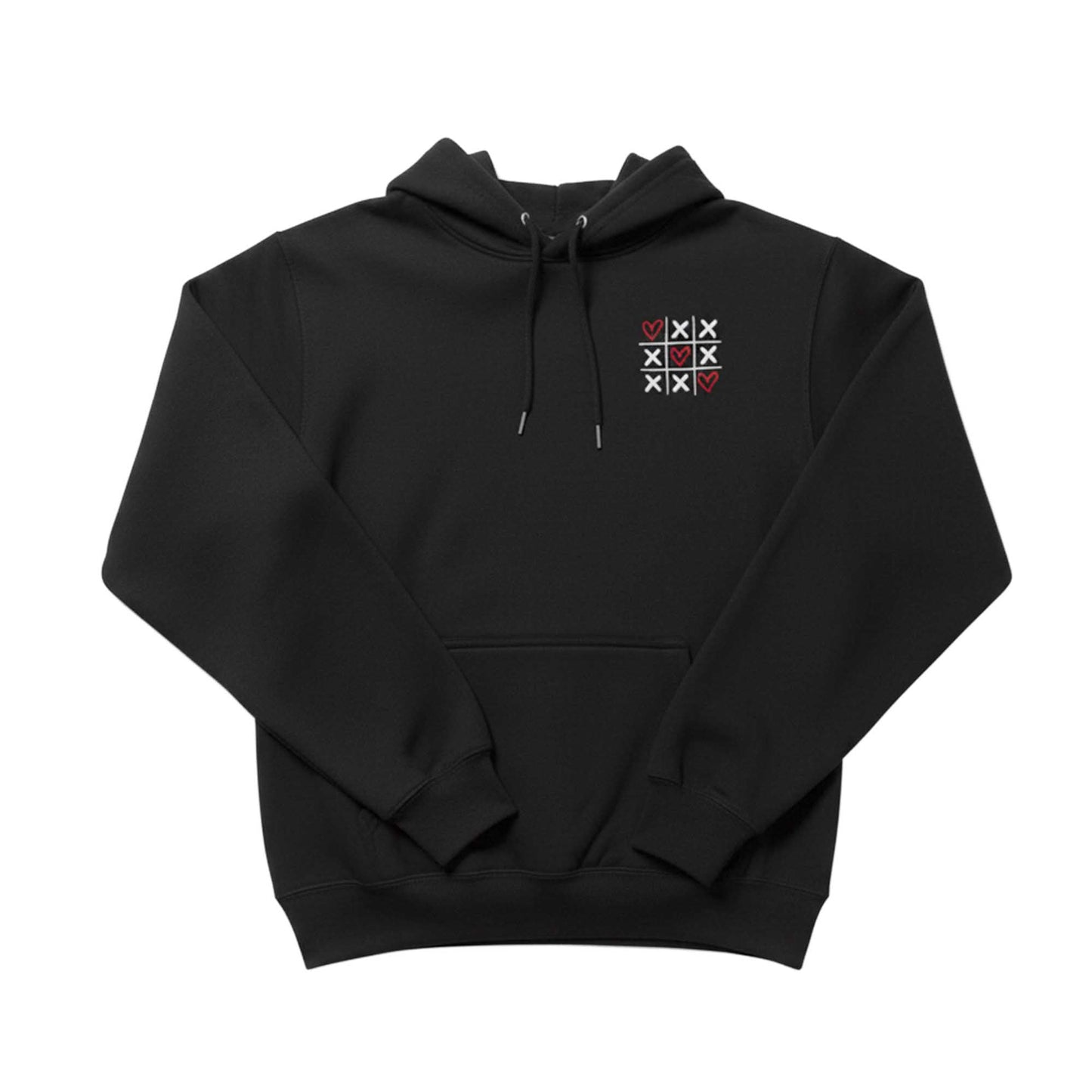 Tic - Tac - Toe Love Hoodie with Customizable Cuff - Honey Bun