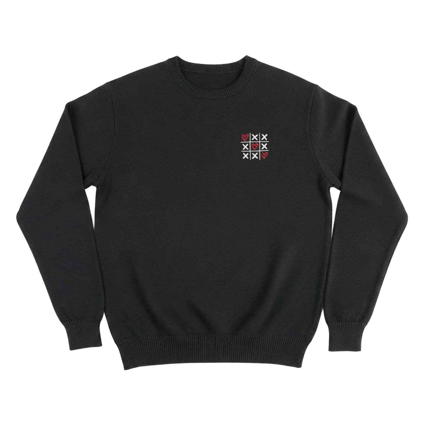 Tic - Tac - Toe Love Hoodie with Customizable Cuff - Honey Bun