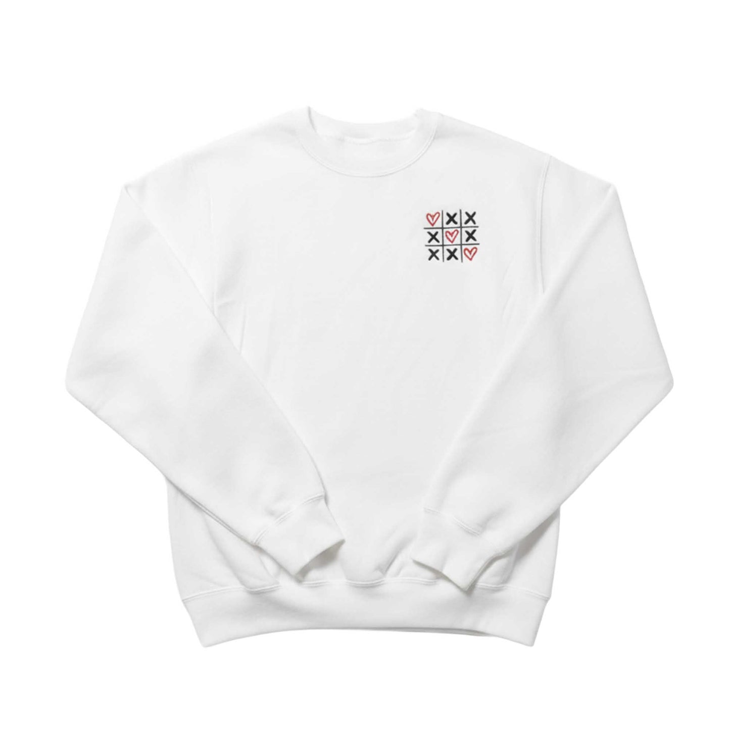 Tic - Tac - Toe Love Hoodie with Customizable Cuff - Honey Bun