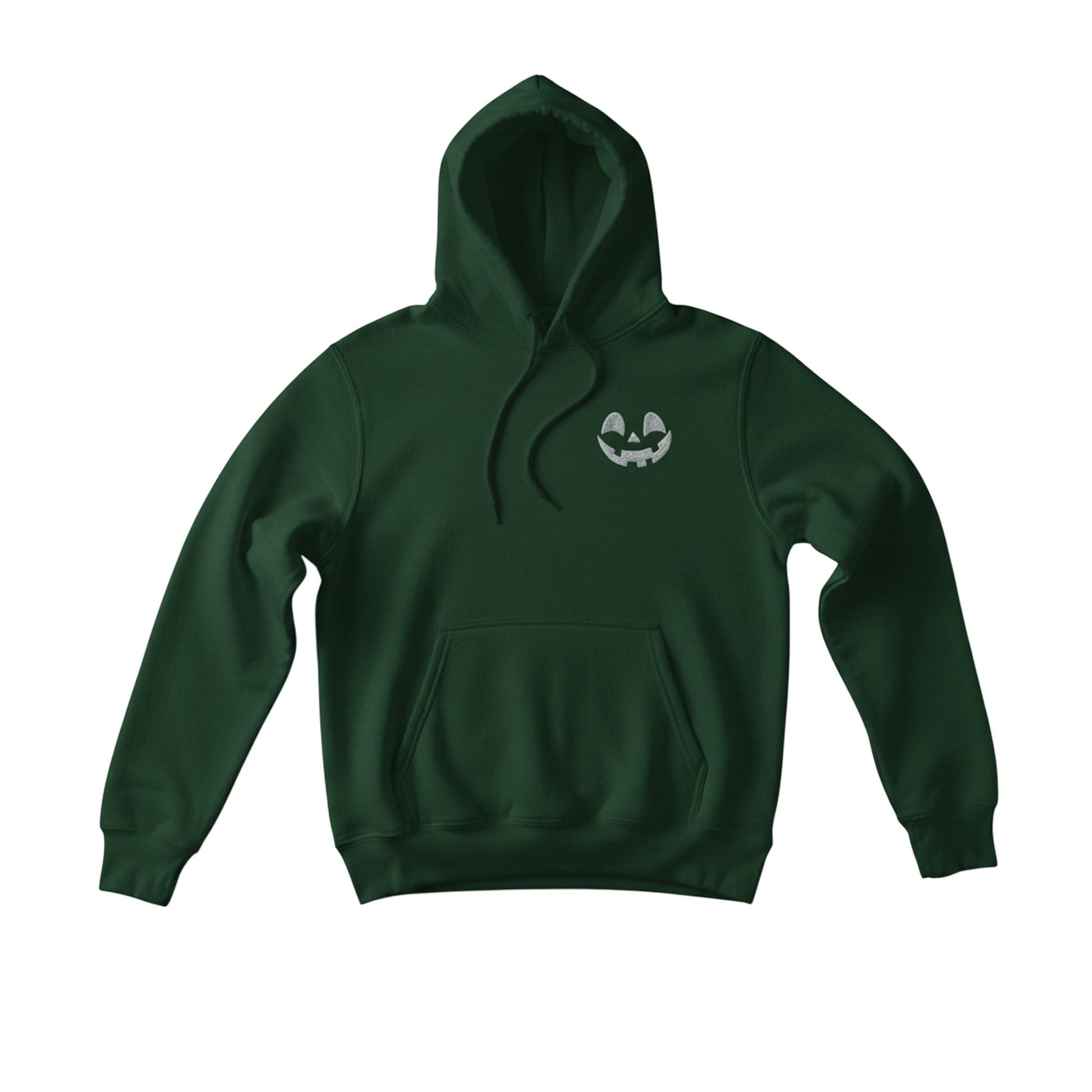 Pumpkin Smile Hoodie or Crewneck – Custom Cuff Personalized Halloween Sweatshirt - Honey Bun