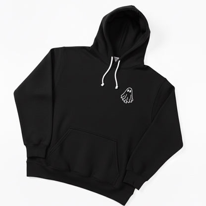 Spooky Ghost Hoodie – Cozy Pullover for Couples & Halloween Vibes - Honey Bun