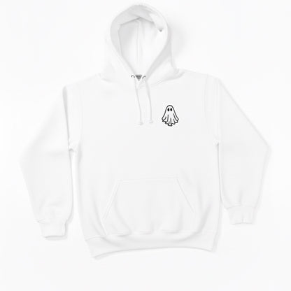 Spooky Ghost Hoodie – Cozy Pullover for Couples & Halloween Vibes - Honey Bun