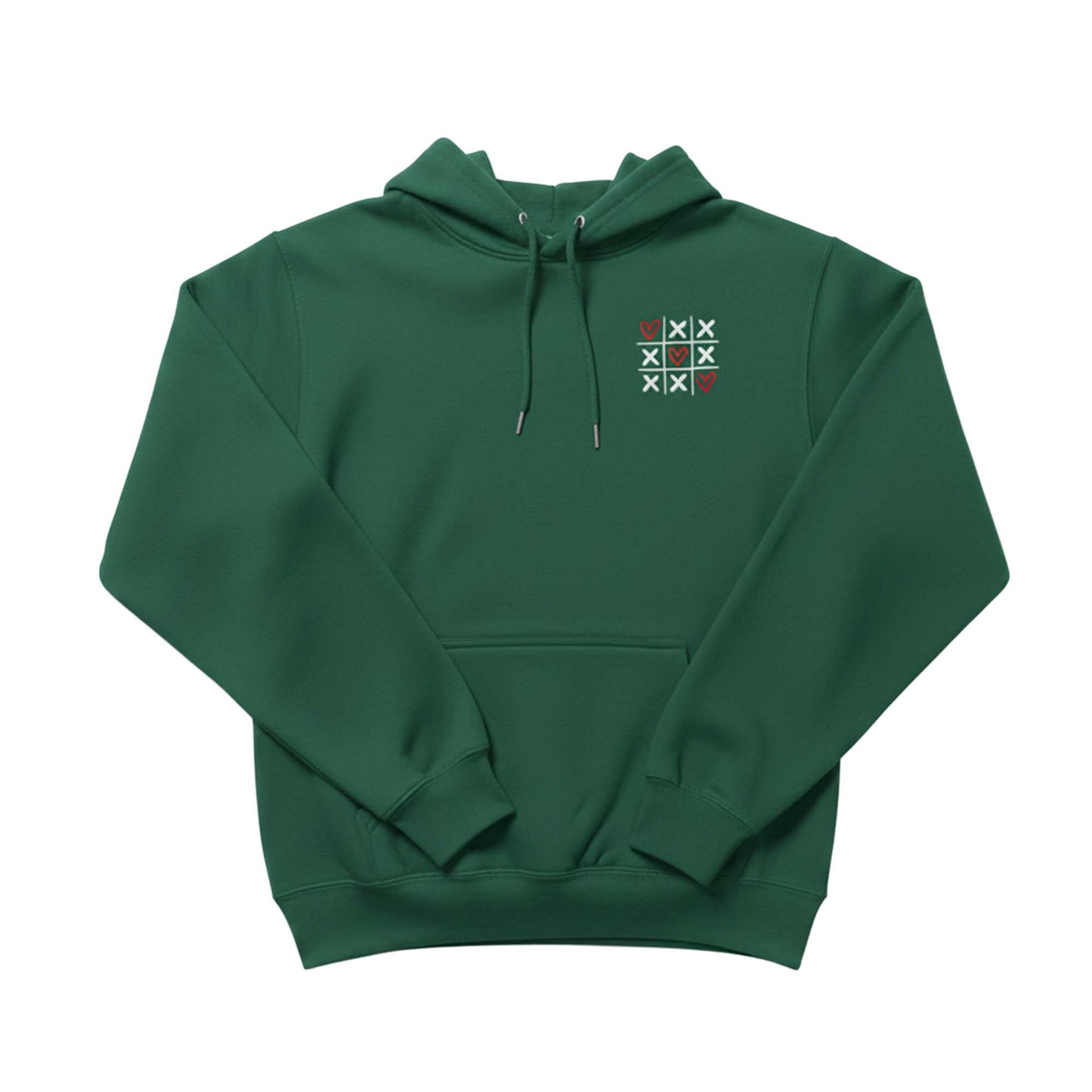 Tic - Tac - Toe Love Hoodie with Customizable Cuff - Honey Bun