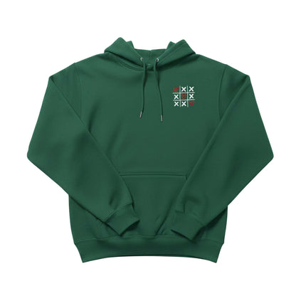 Tic - Tac - Toe Love Hoodie with Customizable Cuff - Honey Bun