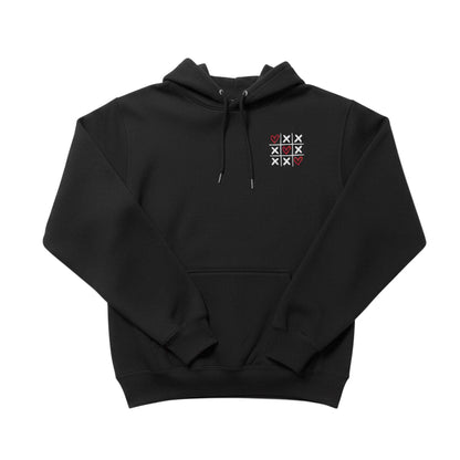 Tic - Tac - Toe Love Hoodie with Customizable Cuff - Honey Bun