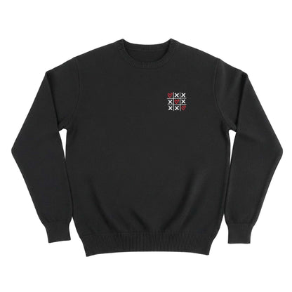 Tic - Tac - Toe Love Hoodie with Customizable Cuff - Honey Bun