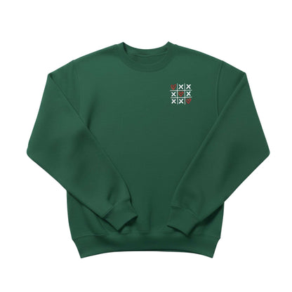 Tic - Tac - Toe Love Hoodie with Customizable Cuff - Honey Bun